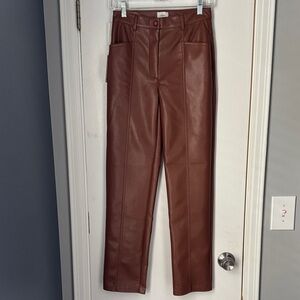 NWT Wilfred New Rebel Faux Leather Pants